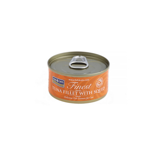 FISH4CATS Konzerva pre mačky Finest tuniak s krevetami 70 g